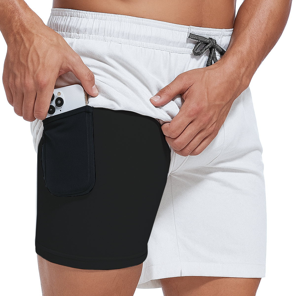 BoxHero bañador 3 en 1 de secado rápido con forro de compresión